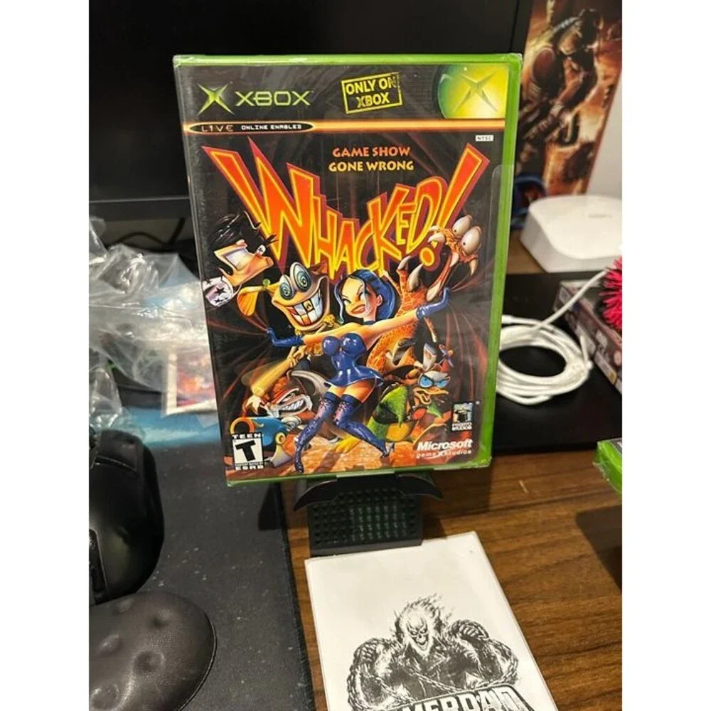 Microsoft Xbox 2002 - Whacked! Brand New Sealed VERY RARE